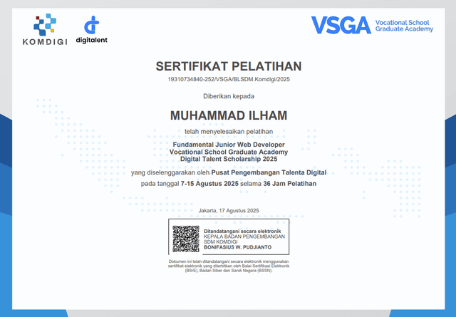 Junior Web Developer (Vocational School Graduate Academy)